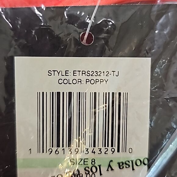 Ellen Tracy Women High Neck Over the Shoulder One Piece keyhole Swimsuit Sx 8 - Picture 11 of 13